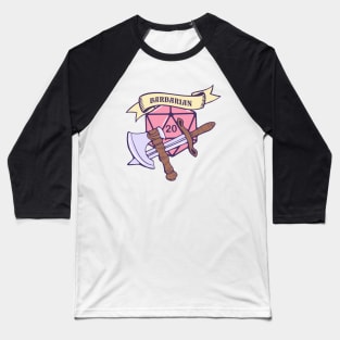 D&D Barbarian Baseball T-Shirt